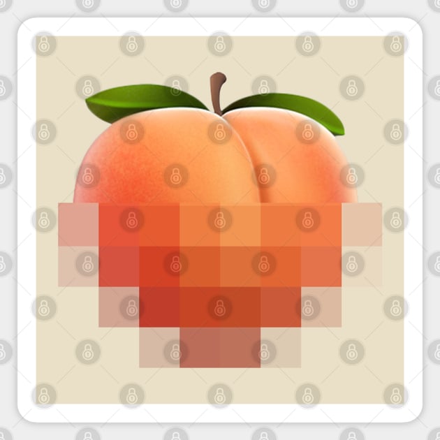 Peach Emoji Sticker by MinimalFun